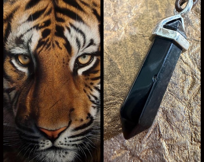 Tiger "Brelto" Spirit Companion, Spirit Vessel Necklace, Tier 1