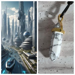 Urban Metropolis Astral Realm Portal, PERSONAL astral realm for you AND your companions, Astral Real Estate, Enchanted Necklace