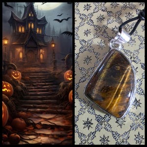 Samhain Witch House Astral Realm Portal, PERSONAL astral realm for you AND your companions, Astral Real Estate, Enchanted Necklace