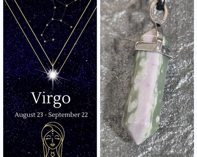 Virgo Balancing Talisman, Zodiac Balancing, Enchanted Necklace