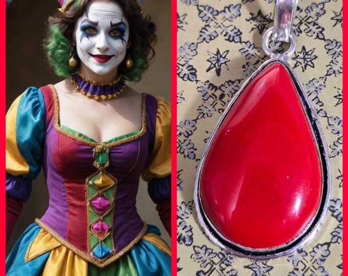 Joyful Jester "Ramena" Spirit Companion, Spirit Vessel Necklace, Tier 2