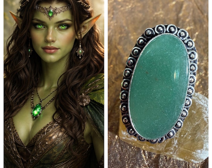 Female Woodland Elf "Armigla" Spirit Companion, Spirit Vessel Ring, Tier 2