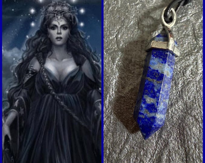Nyx Direct Portal, Portal to the Greek goddess of the night, Astral Link, Enchanted Necklace