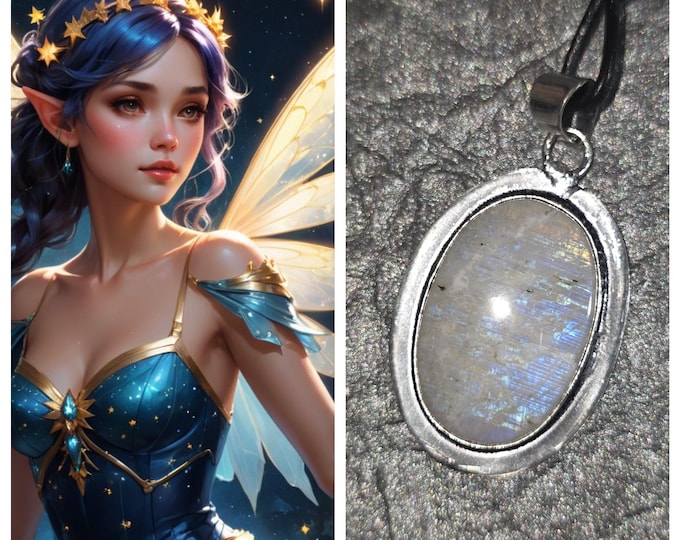 DCC Exclusive Stardust Fairy "Astrelria" Living Entity Companion, Spirit Vessel Necklace, Tier 3