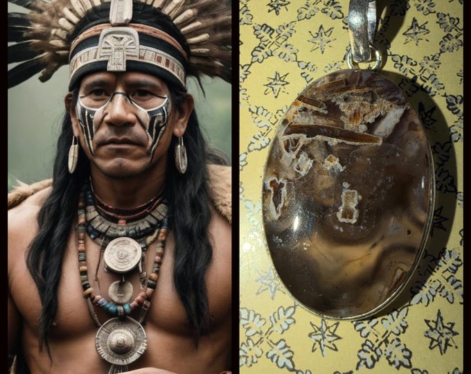 Aztec Shaman Spirit Companion, "Toltec" Spirit Vessel Necklace, Tier 3