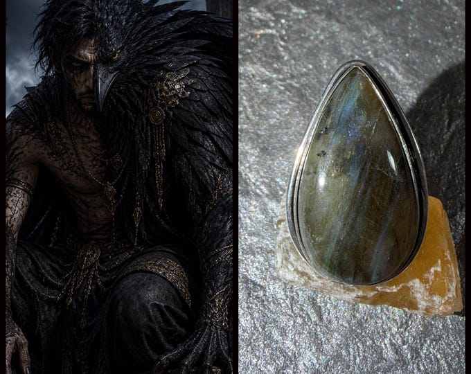 Crow Shifter "Kelmin" Spirit Companion, Spirit Vessel Ring, Tier 2