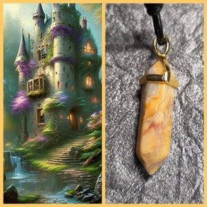Woodland Castle Astral Realm Portal, PERSONAL astral realm for you AND your companions, Astral Real Estate, Enchanted Necklace