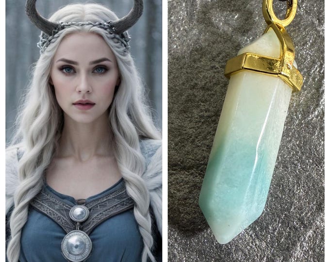 Skadi Direct Portal, Portal to the Norse Goddess of Winter, Astral Link, Enchanted Necklace