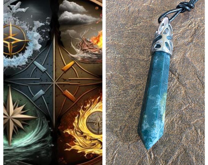 Elemental Balancing Talisman, Balance the 4 elements within you, Enchanted Necklace, BESTSELLER