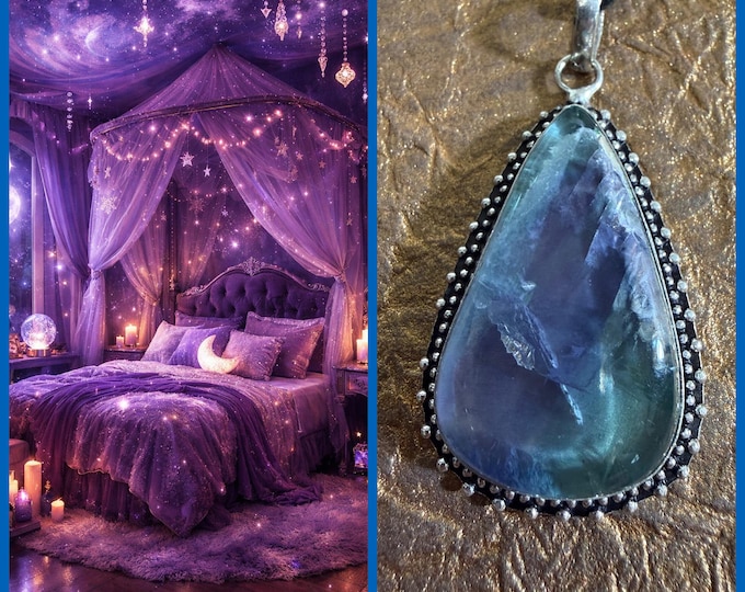 Enchanted Bedroom Astral Realm Portal, PERSONAL astral realm for you AND your companions, Astral Real Estate, Enchanted Necklace