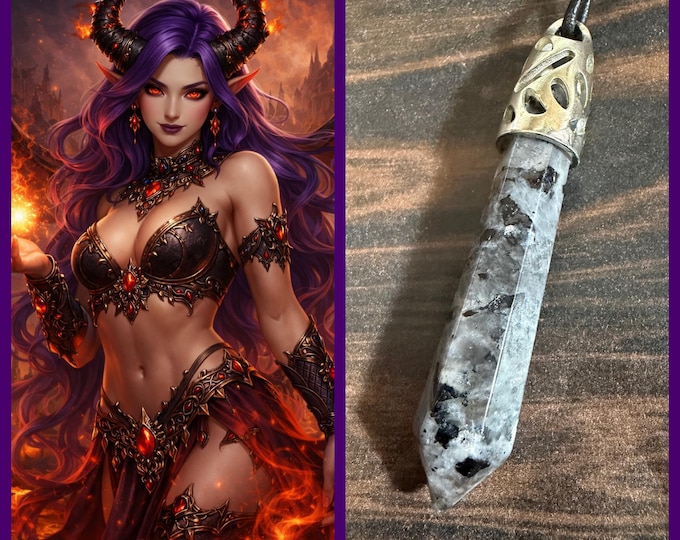 Submissive Succubus "Maluga" Spirit Companion, *seeking male keeper*, Spirit Vessel Necklace, Tier 3