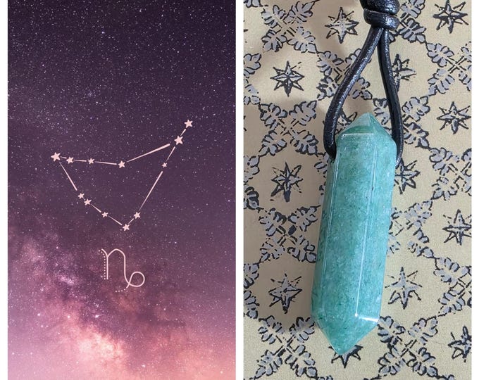 Capricorn Balancing Talisman, Zodiac Balancing, Enchanted Necklace