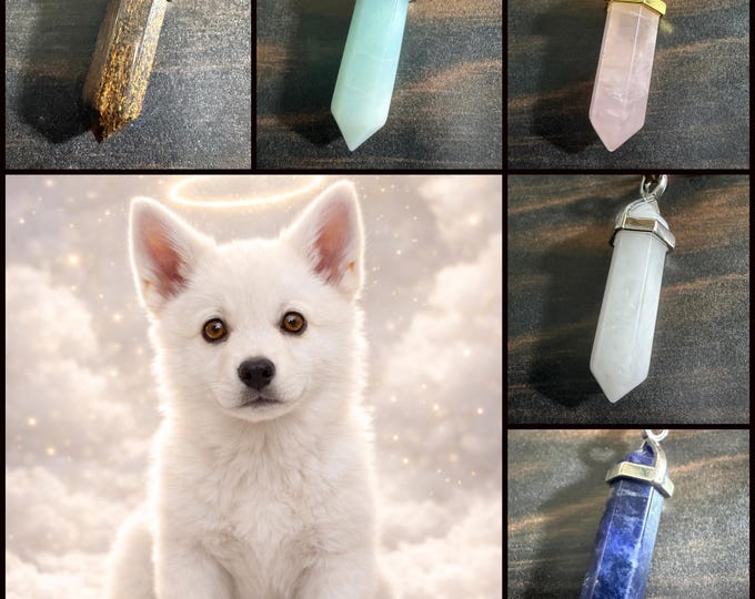 Guardian of the Gates Heaven Hound Puppy Living Entity Companions, CHOOSE from 5 pups, Spirit Vessel Necklace, Tier 2