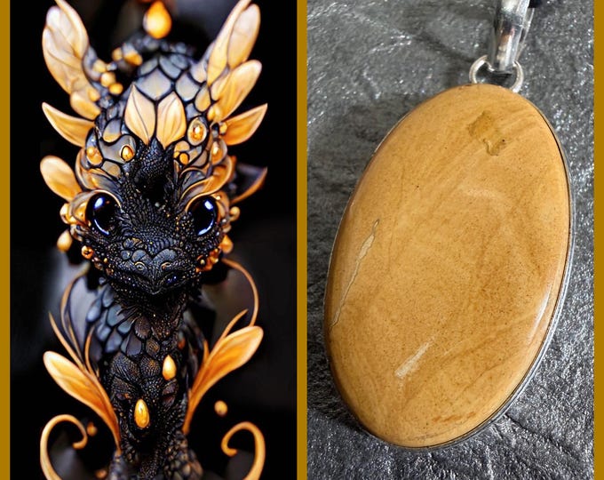 Baby Storm Dragon "Garzop" Living Entity Companion, Spirit Vessel Necklace, Tier 3