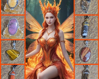 Limited Binding Beltane Fire Fairy Queen Living Entity Spirit Vessel Necklace ONLY 8 AVAILABLE!