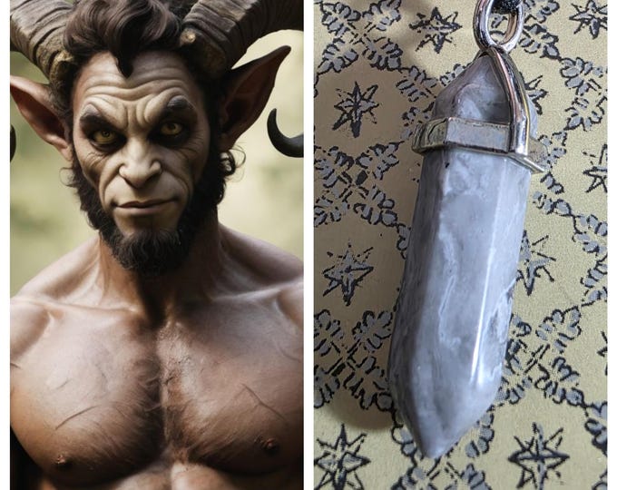 Satyr "Colvin" Spirit Companion, Spirit Vessel Necklace, Tier 1
