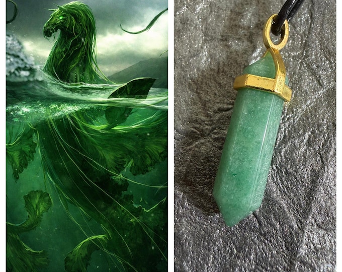 Protective Kelpie "Enarr" Spirit Companion, Spirit Vessel Necklace, Tier 2