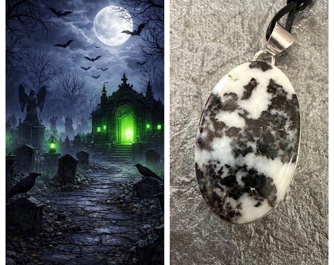 Graveyard Astral Realm Portal, PERSONAL astral realm for you AND your companions, Enchanted Necklace