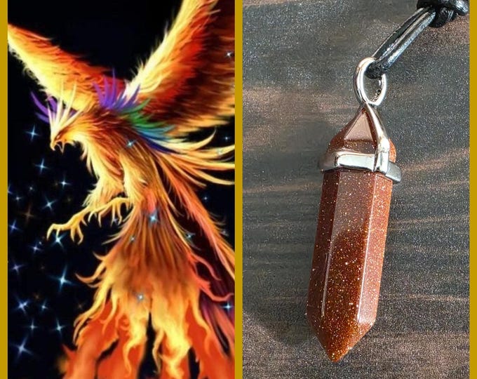Phoenix "Flazroc" Spirit Companion, Spirit Vessel Necklace, Tier 2