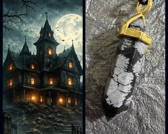 Spooky Haunted House Astral Realm Portal, PERSONAL astral realm for you AND your companions, Enchanted Necklace