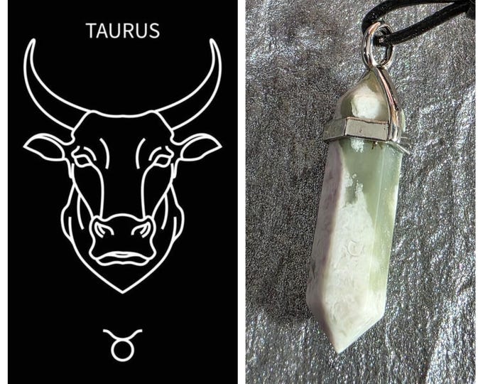 Taurus Balancing Talisman, Zodiac Balancing, Enchanted Necklace