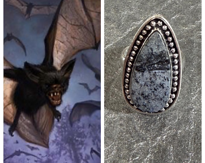 Female Graveyard Bat "Golta" Spirit Companion, Spirit Vessel Ring, Tier 2