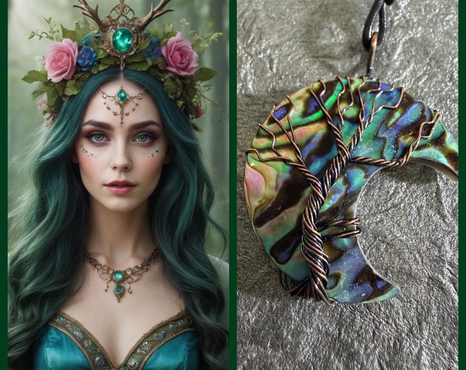 Deerfolk Queen "Lamilia" Living Entity Companion, Spirit Vessel Necklace, Tier 3
