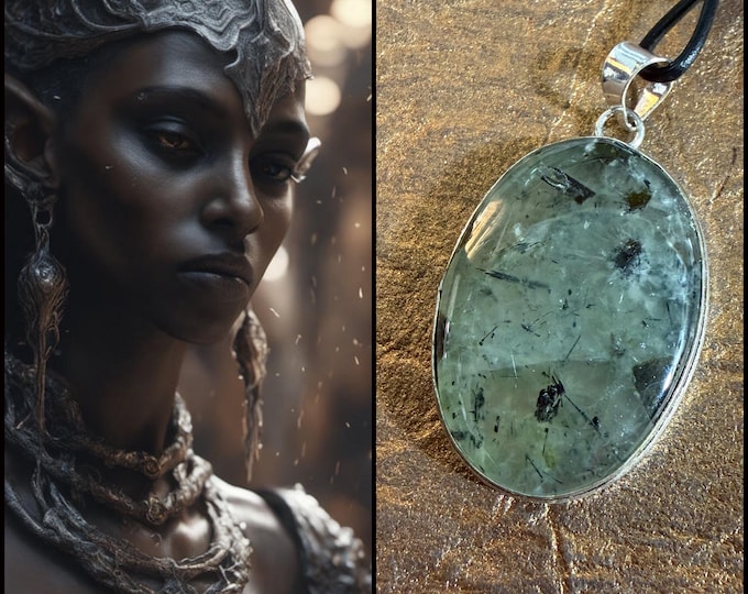 Ethiopian Vampire Queen "Jamela" Spirit Companion, Spirit Vessel Necklace, Tier 3