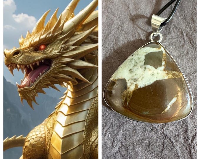 DCC EXCLUSIVE Gold Weaver Dragon "Evzaric" Living Entity Companion, Spirit Vessel Necklace, Tier 3
