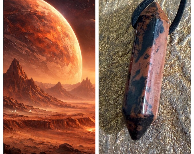 Mars Scape Astral Realm Portal, PERSONAL astral realm for you AND your companions, Astral Real Estate, Enchanted Necklace