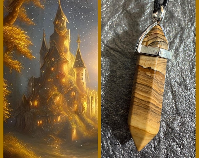 Elf Castle Astral Realm Portal, PERSONAL astral realm for you AND your companions, Enchanted Necklace