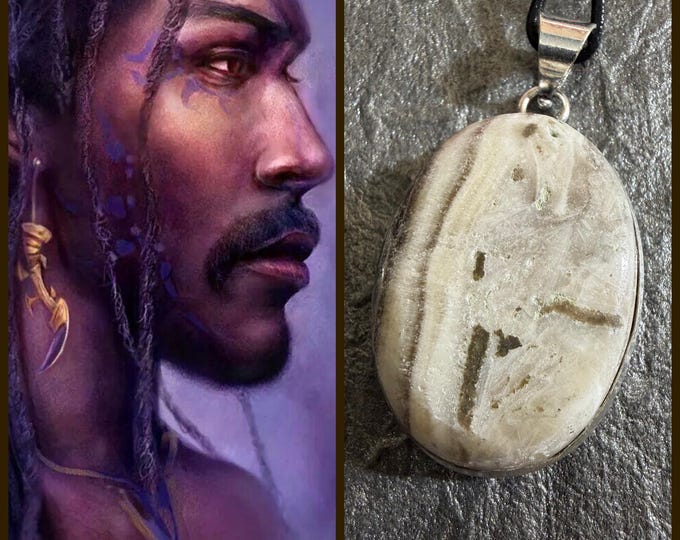 African Obayifo Vampire "Markin" Living Entity Companion, Spirit Vessel Necklace, Tier 3