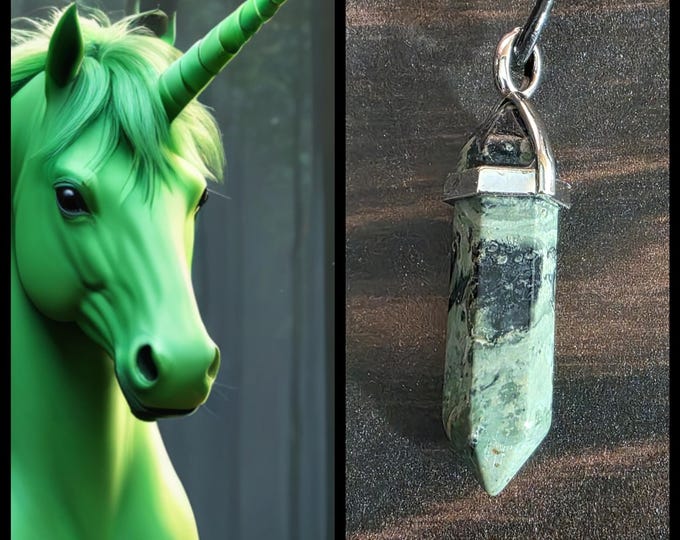 Earth Elemental Unicorn "Gulrek" Spirit Companion, Spirit Vessel Necklace, Tier 2