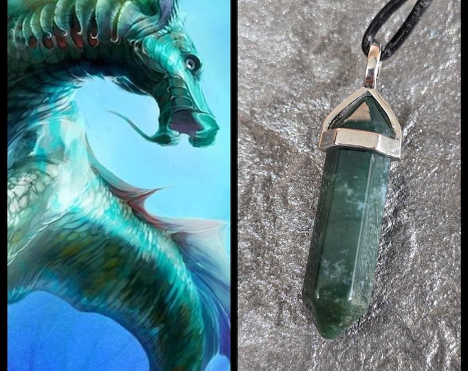 Protective Kelpie "Korren" Spirit Companion, Spirit Vessel Necklace, Tier 2