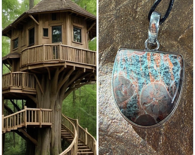 Tree House Castle Astral Realm Portal, PERSONAL astral realm for you AND your companions, Astral Real Estate, Enchanted Necklace