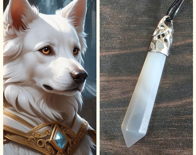 Guardian of the Gates Heaven Hound "Jalrit" Spirit Companion, Spirit Vessel Necklace, Tier 2