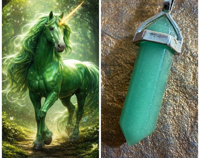Earth Elemental Unicorn "Alorm" Spirit Companion, Spirit Vessel Necklace, Tier 2