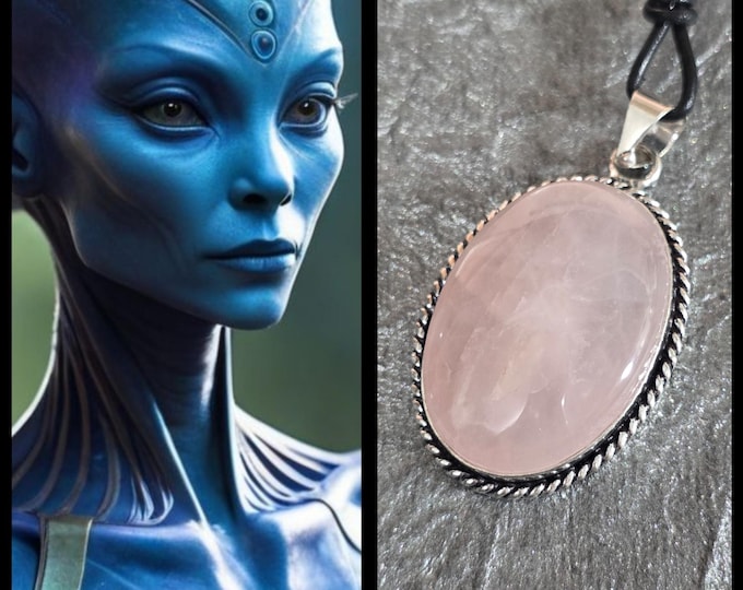 Female Arcturian Guide "Anxarliga" (Ahn-zarr-lih-gah) Living Entity Companion, Spirit Vessel Necklace, Tier 3