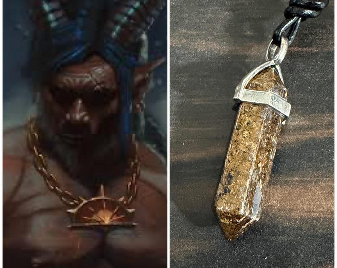 Satyr "Kramen" Spirit Companion, Spirit Vessel Necklace, Tier 1