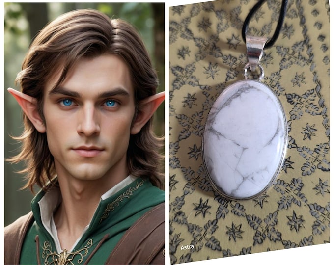 Neptunian Elf "Dralmin" Living Entity Companion, Spirit Vessel Necklace, Tier 2