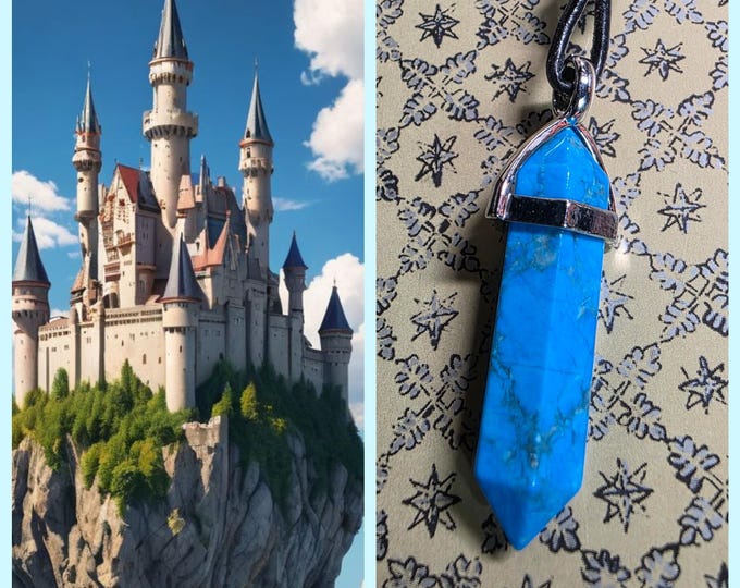 Sky Castle Astral Realm Portal, Astral Real Estate, PERSONAL astral realm for you AND your companions, Enchanted Necklace
