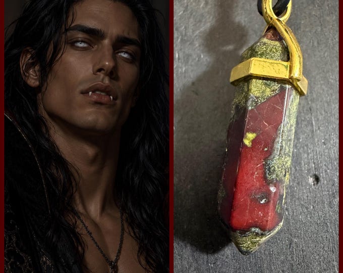 Pishtaco Vampire "Bruno" Spirit Companion, Spirit Vessel Necklace, Tier 3