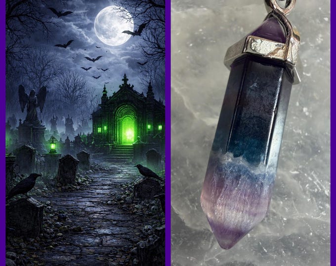 Graveyard Astral Realm Portal, PERSONAL astral realm for you AND your companions, Enchanted Necklace