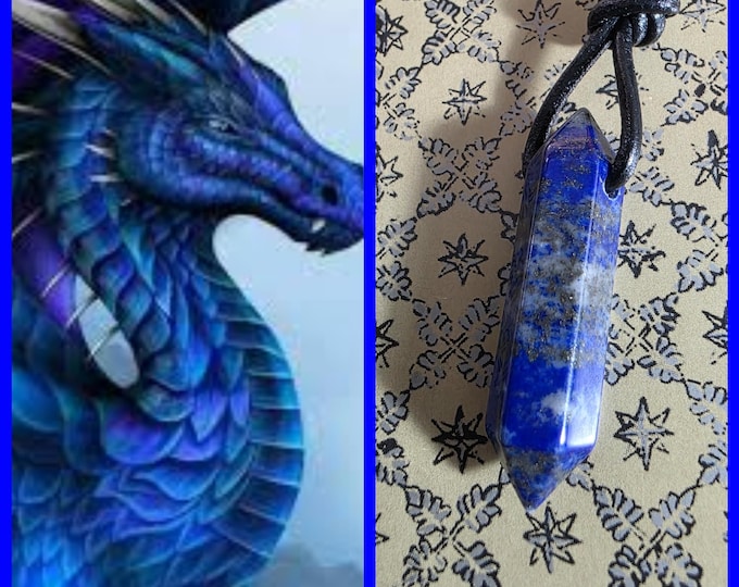 Female Ice Dragon "Arsara" Living Entity Companion, Spirit Vessel Necklace, Tier 1