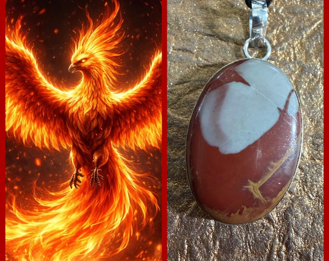 Phoenix "Solfigo" (sol-fye-goh) Spirit Companion, Spirit Vessel Necklace, Tier 2