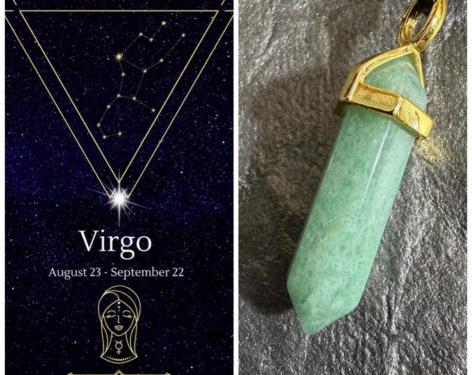 Virgo Balancing Talisman, Zodiac Balancing, Enchanted Necklace