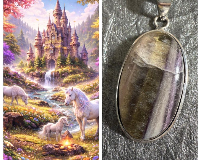 Unicorn Castle Astral Realm Portal, PERSONAL astral realm for you AND your companions, Enchanted Necklace