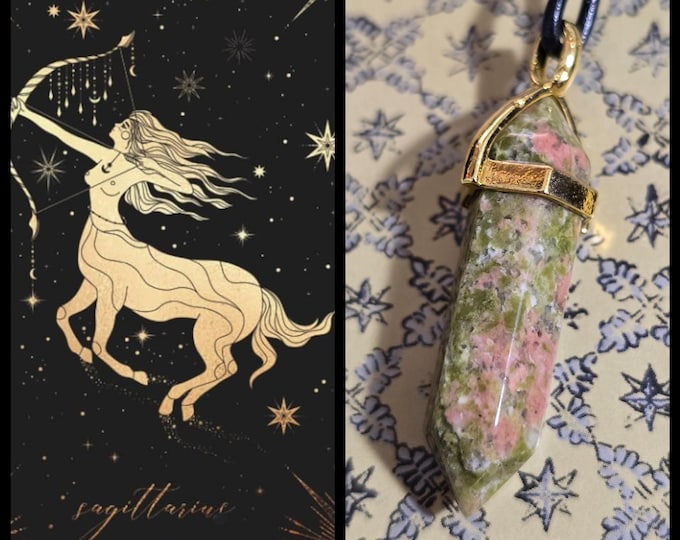 Sagittarius Balancing Talisman, Zodiac Balancing, Enchanted Necklace