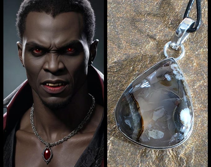 African Obayifo Vampire "Amadou" Living Entity Companion, Spirit Vessel Necklace, Tier 3