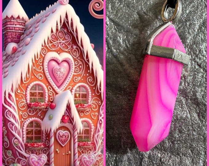 Cozy Candy Cottage Astral Realm Portal, PERSONAL astral realm for you AND your companions, Astral Real Estate, Enchanted Necklace